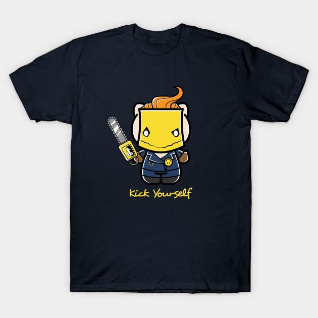 Kick Yourself T-Shirt by mattsinor